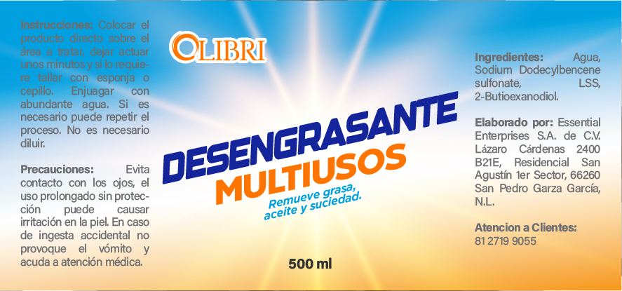 Desengrasante Liquido 0.5 L