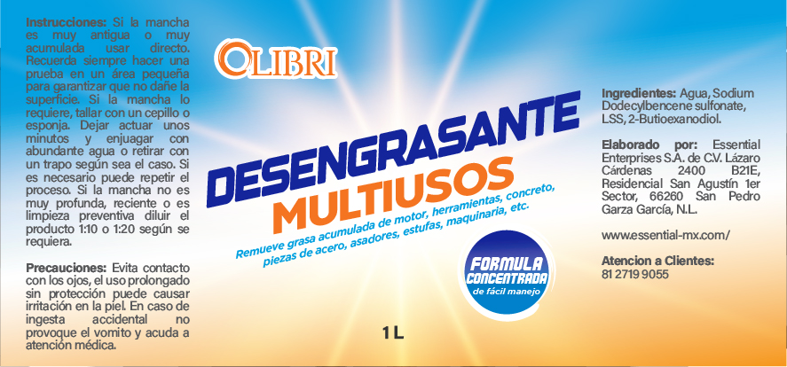 Desengrasante Liquido ULTRA 1 L 