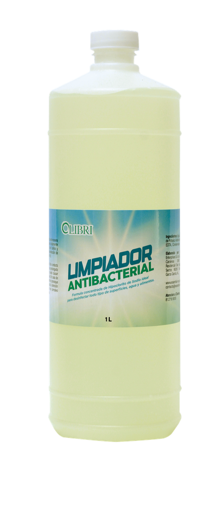 Limpiador Multiusos Antibacterial Base Cloro 1 L