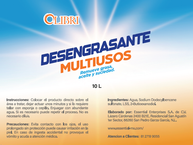 Desengrasante Liquido 10 L 