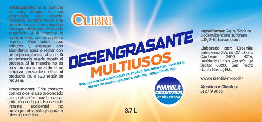 Desengrasante Liquido ULTRA 3.7 L